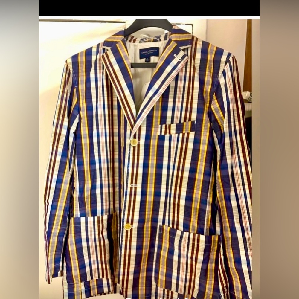 Daniel Cremieux Multicolor Plaid Jacket